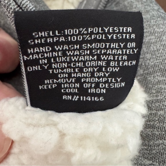 MICHIGAN STATE MSU Size XL Sherpa Lined Full Zip Up Jacket Long Sleeve Top - Picture 6 of 6